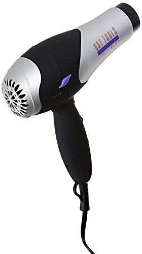 Hot Tools Professional 1069S 1600 Watt Professional Turbo Hair Dryer, Silver/Black