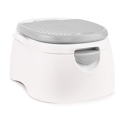 Munchkin® Arm & Hammer Multi-Stage 3-in-1 Potty Seat, (Potty Chair, Trainer Ring and Step Stool), Grey