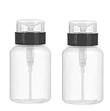 DNHCLL 2PCS 200ML(6.8oz) Push Down Empty Lockable