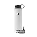 MAPS Insulated Wide Mouth 24 oz Stainless Steel HOT COLD Durable Bottle Plus Bonus Cap