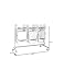 ZOWN Commercial Heavy Duty Folding Chair Trolley Cart, Gray