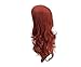 DINIFER® wig Jessica Rabbit Ariel Wigs Daily Wear Hair Copper Red Wig Extension Female Cartoon Character Halloween Masquerade Playing Game Big Wave Wig