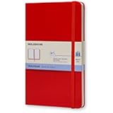 Moleskine Art Plus Sketchbook, Large, Plain, Red, Hard Cover (5 x 8.25) (Classic Notebooks)