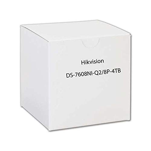 Hikvision 4K Plug and Play Network Video Recorder with PoE - Network Video Recorder - MPEG-4, H.265,