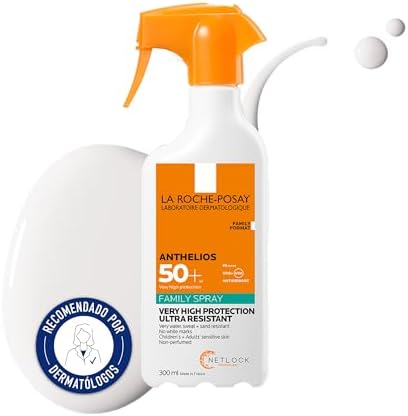 , Anthelios Spray Invisible Family SPF50+, Protección, 300 ml
