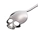 LGXANTT Stainless Steel Skull Sugar Spoon Cereal and Coffee Stirring Spoon Tea Spoon Coffee Spoon Set of (6)
