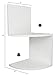 Ballucci Large 2 Tier Corner Shelf Wall Mount, 12