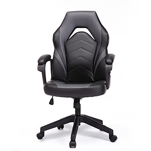 Office Chair, Racing Gaming Chair Ergonomic Executive Computer Video Game Chairs Bonded Leather