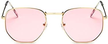 YUHANGH Vintage Hexagonal Sunglasses Women Men Fashion Retro Driving Mirror Sun Glasses Female Male