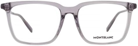 Amazon.com: MONTBLANC Sunglasses MB 0193 O- 003 Blue/Transparent
