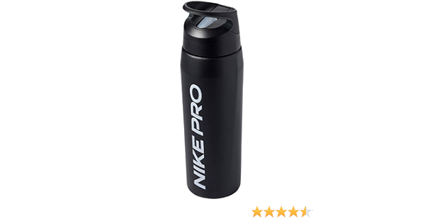 Amazon.com: Nike Pro SS Hypercarge Botella de paja 24 onzas,  negro/antracita : Deportes y Actividades al Aire Libre