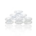 TOVOT 20PCS 2 Types Suction Cups Suction Pads with Screw 30mm Scukers Set for Glass