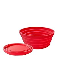 Ecoart   Bol plegable de silicona, expandible, par