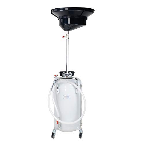 Lubeworks Waste Oil Drain Tank Air Operated Heavy Duty 24 Gallon, Quick Drain, Easy Setup, PRO level