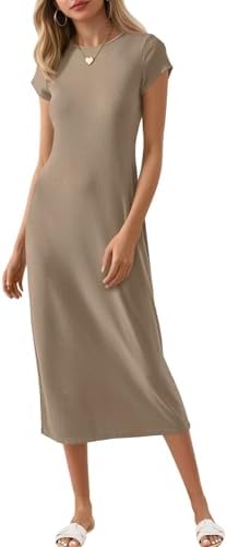 amazon short sleeve maxi dress Amazon.com: Amazon Essentials Women's Short-Sleeve Maxi Dress, Flowy,  Black, X-Small : Clothing, Shoes & Jewelry