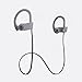 iJoy Klazzo FS IPX7 Premium Sport Bluetooth Waterproof Earbuds with Noise Cancellation Technology Wireless Waterproof Earphones Waterproof Headphones with Travel Case (Gray/Black)
