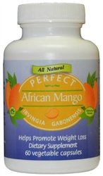 PERFECT African Mango Irvingia Gabonensis with 150mg of 100% Pure and Clinically-Proven IGOB131 - 60 Capsules