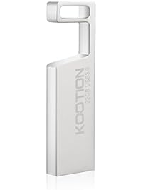 KOOTION 32GB USB 3.0 Flash Drive Waterproof Metal Memory Stick Cell Phone Stand Design Thumb Drive, Silver