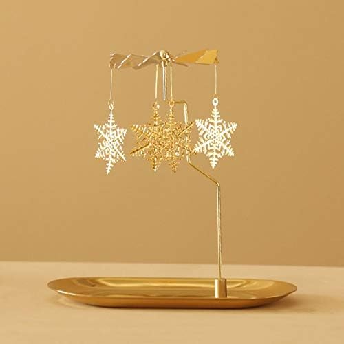 Rotary Candle Holder Spinning Metal Candle Holder