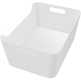 Ikea Variera Convenient Kitchen Open Storage Box, High Gloss White (1, 13 1/4 x 9 1/2 x 5 3/4 Inches)