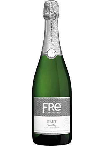 Sutter Home FRE Brut Non-Alcoholic Champagne & Sparkling Wine, Frustration-Free Packaging - 750 Ml | Pack of 6
