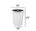Safeware [ 100 Cups] Togo Disposable White Paper Coffee Cups | Hot Beverages | Expresso | Tea | Coffee | Latte | Hot Chocolate Restaurant Grade (10oz Cups)