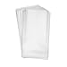 200 Clear Plastic Cello Bags 4x9 with 4
