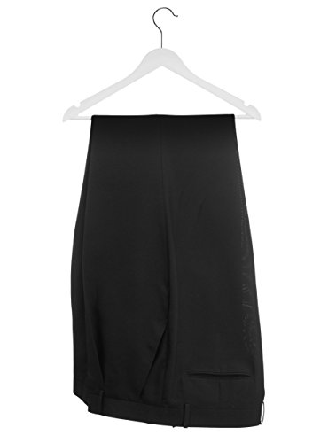 image for ZOBER Premium Quality Plastic Suit Hangers – (20-pack) Heavy Duty Wi