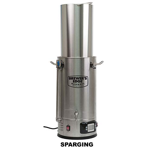 Brewer's Edge Mash and Boil with Pump | All Grain Home Brewing System 7.5 Gallon