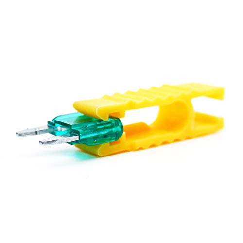 VANTRONIK Mini Blade Car Fuse 120PCS Assorted 5A 7.5A 10A 15A 20A 25A 30A Replacement APM/ATM Assortment Kit Set with Fuse Puller