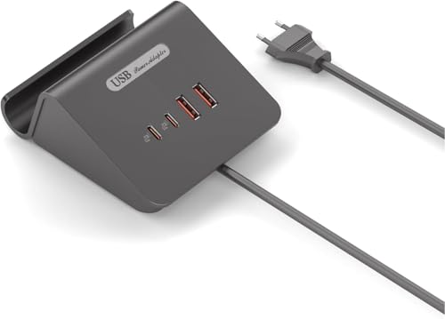 POANES Chargeur USB 15 W - 4 ports - Station de charge USB... en promo sur Amazon