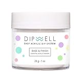 Nail DIP Powder, Pink & White, French Style, Dipping Acrylic For Any Kit or System by DipWell (Base & Finish)