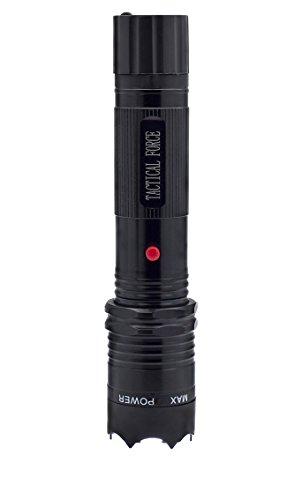 Cheetah Tactical Force Heavy Duty Stun Gun with Rechargeable with LED Flashlight, Black - Thumbnail 3