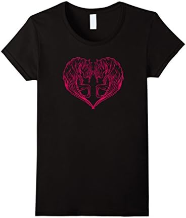 Womens Horse Love Tee Shirt - Cool Horse Related Gifts Large Black