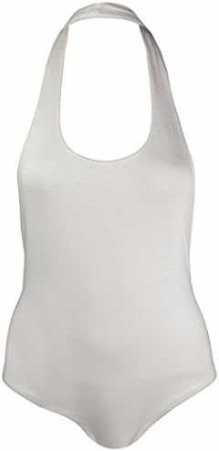 Womens Plus Size Long Sleeves Off Shoulder Plain Viscose Jersey Bodysuit