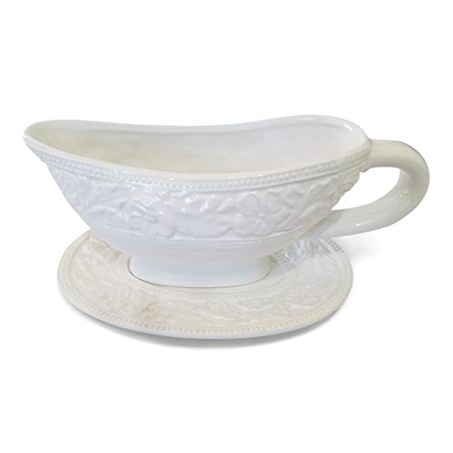 Gravy Boat Salt and Pepper Shaker Set - 1 Set Gravy Serving Dishes | 1 Set of Salt and Pepper Shakers