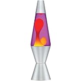 Lava Lamp Original Brand 20 oz - Yellow Wax with Purple Liquid