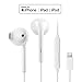 Lightning Headphones Earphones Earbuds with Microphone and Remote Control, MFi-Certified, Compatible with iPhone X/XS/Xs Max/XR iPhone 8/P iPhone 7/P, in-Ear, ROVIIS R1