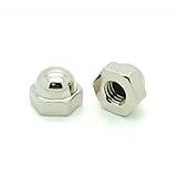 Snug Fastener Fifty (50) 10-32 Nickel Plated Acorn Hex Cap Nuts (SNG242)