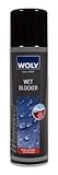 Woly Wet Blocker. High-performance German Waterproofing Spray for Shoes, Textile Outdoor Gear, Bags, Leather Clothes, Ski- And Sportswear, Parkas, Hats, Etc.