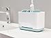 Glendan X-Large Toothbrush Holder, Upgraded Bathroom Toothpaste Caddy,Multifunctional Toothbrush Stand 6 Slots for Electric Toothbrush, Toothpaste, Comb, Razor