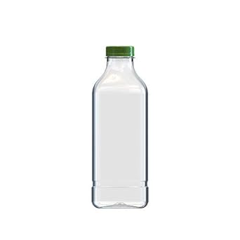 Botella 1 Litro PET Cuadrada (Caja 70 unid.): Amazon.es: Industria, empresas y ciencia