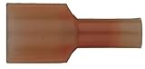 Install Bay 3M Quick Disconnect Red Nylon Insulated Male Connector 22/18 Gauge .250 - 100 Pack