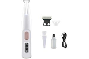 Belvedir Waterproof Cat Grooming Trimmer, Cordless Dogs & Cats Trimmer, Low Noise Rechargeable Pet Clippers with LED Display 