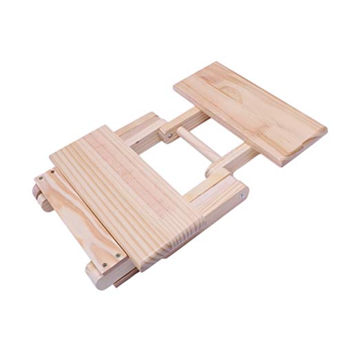 ZHUSHI. Tragbarer Strandkorb Einfacher Holzklapphocker Gartenmöbel Angelstühle Moderner Kleiner Hocker Campingstuhl – Bild 6