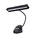 Lightess Dimmable Music Stand Lights Clip on Book Light Piano LED Reading Lamp USB Desk Lamp, Black