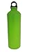 Kitchsmart Aluminum Water Bottle with Plastic Screw Lid Looped on the Top, Green, 28oz