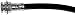 Dorman H380936 Rear Center Brake Hydraulic Hose Compatible with Select Ford / Lincoln Models