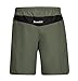 Santic Men's Bike Shorts Padded Bicycle Cycling MTB Shorts Loose-Fit 4D Padding Olive Green