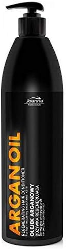 Joanna Professional Argan Oil Conditioner, 1000ml - Natural Ingredients, Hair Growth Therapy, 1 l (Pack of 1)